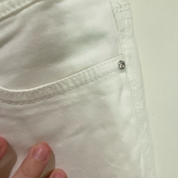 White House Black Market Flare bootcut White Jeans - Picture 3 of 5